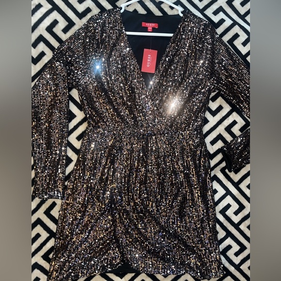 Guess Morgan Sequin Dress - Picture 1 of 3